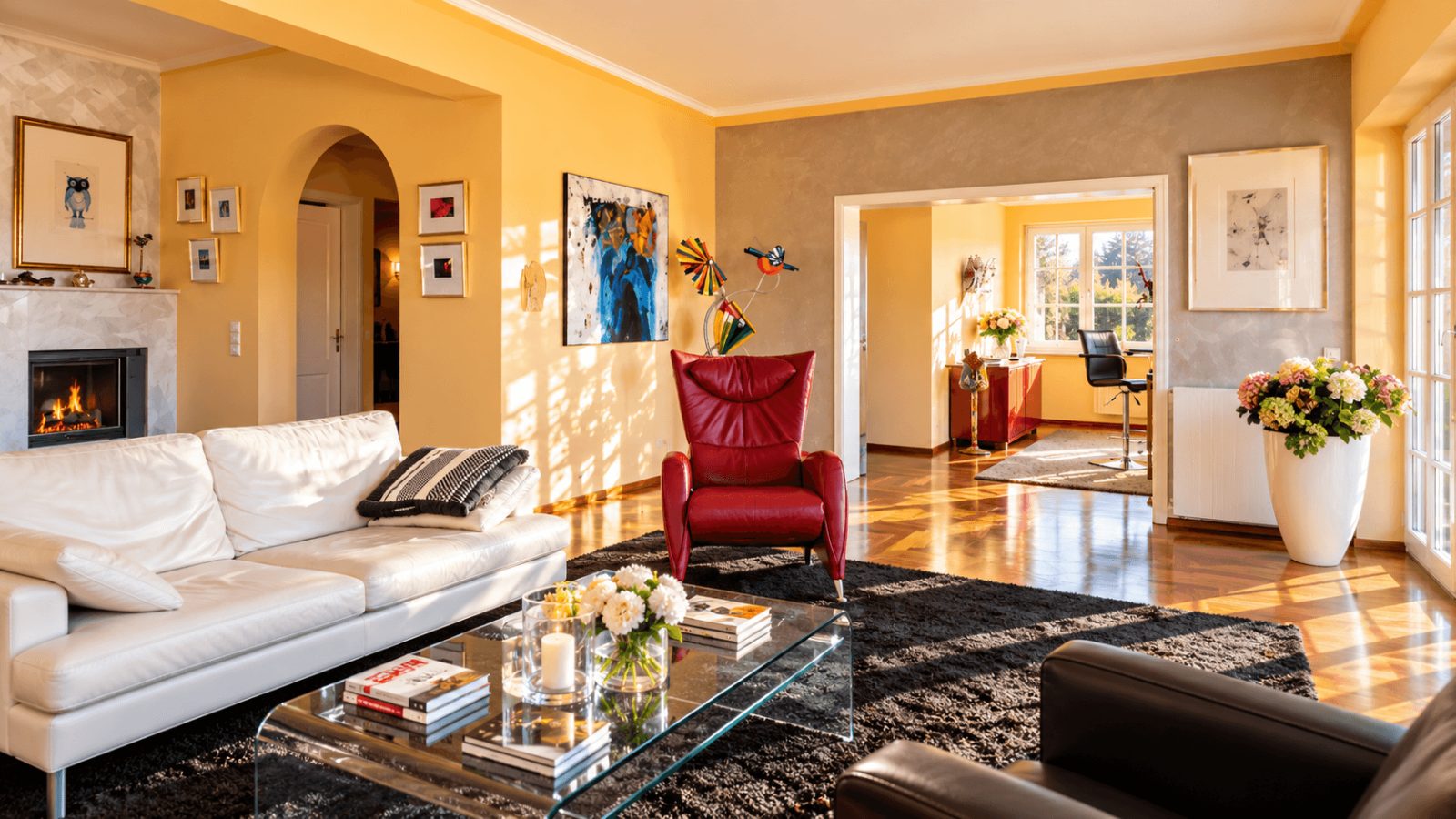 Exklusive Maisonette-Wohnung mit Traumblick in bevorzugter Lage — Wohnbereich (KI-optimiert)