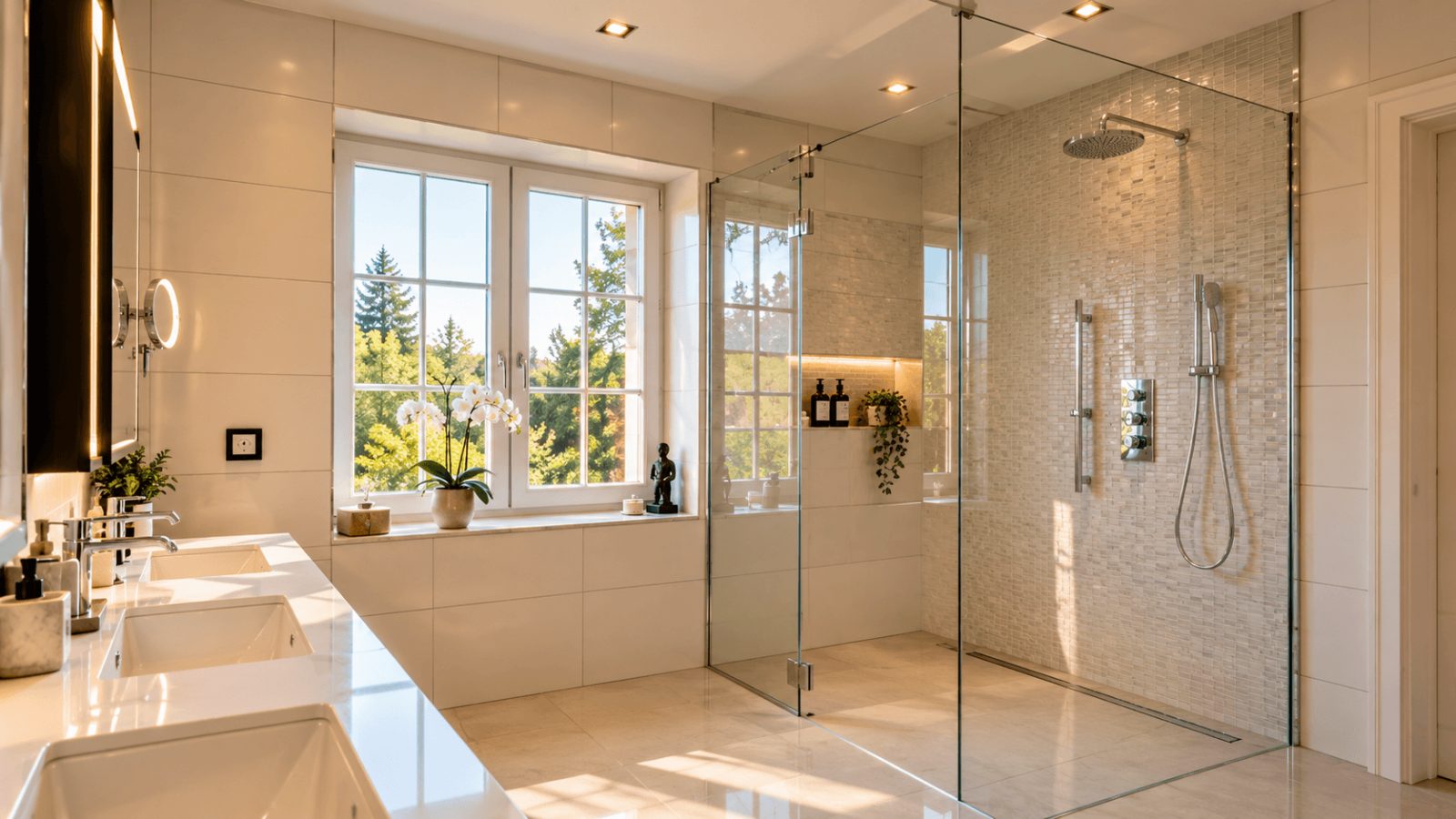 Exklusive Maisonette-Wohnung mit Traumblick in bevorzugter Lage — Badezimmer (KI-optimiert)