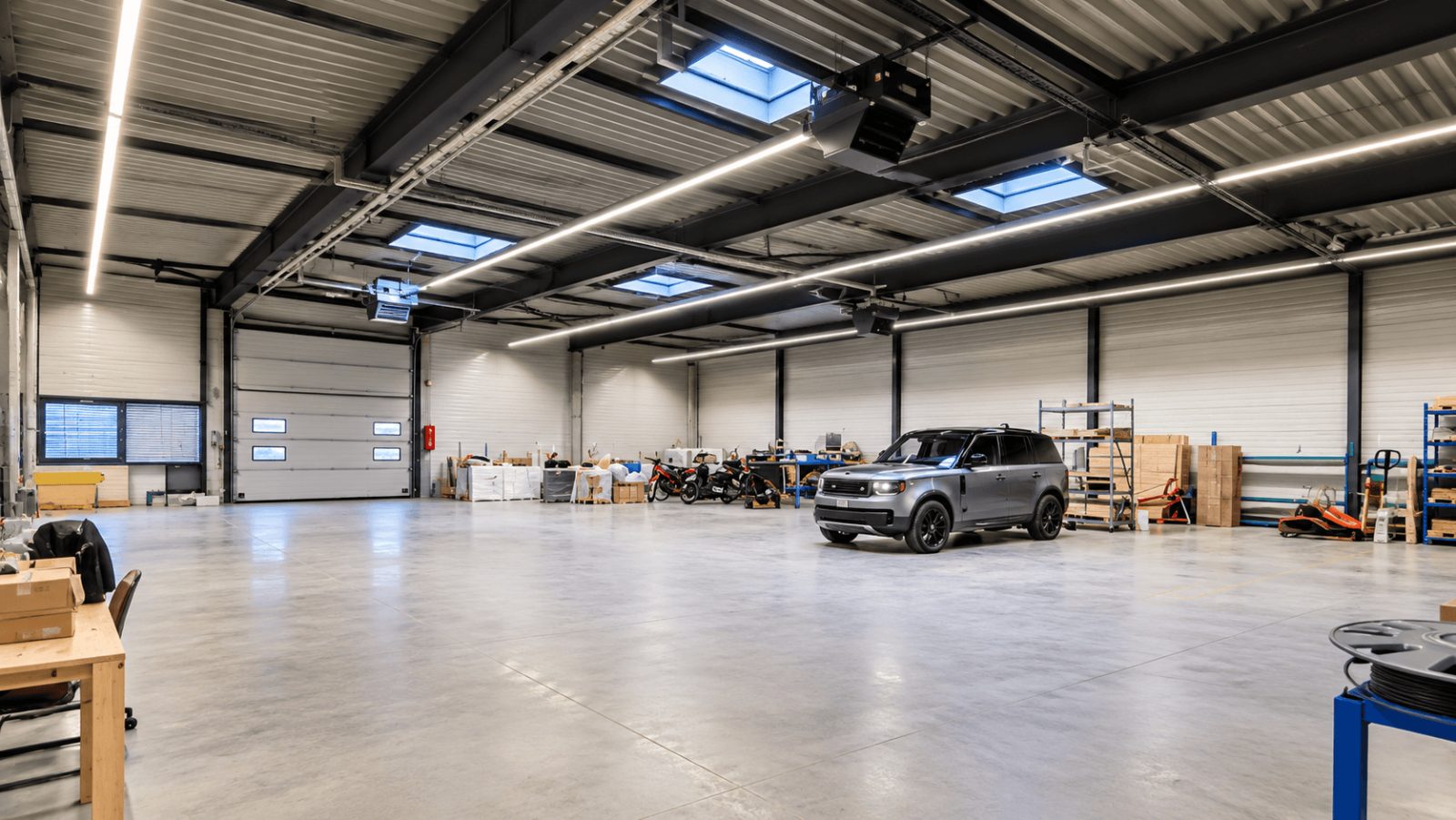 Modernes Bürogebäude mit Gewerbehalle – hochwertige Ausstattung & flexible Nutzung“ — Großzügige Halle